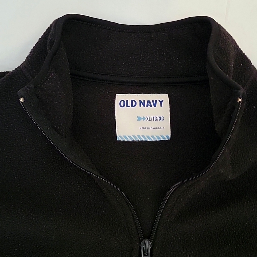 Old Navy small zipper black sweater